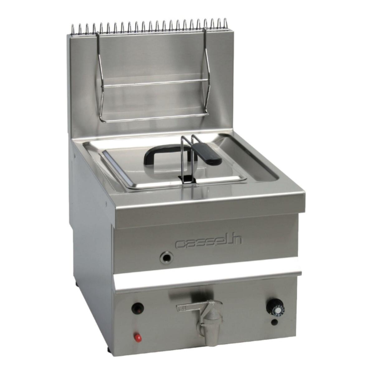 10 litre gas fryer Casselin with drain valve