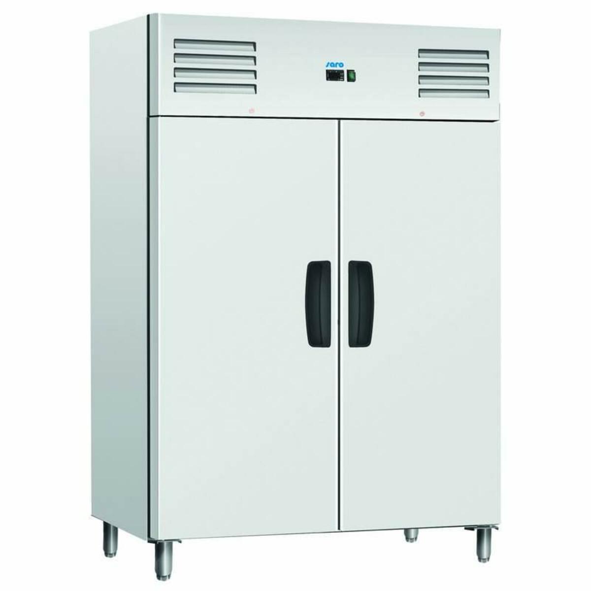 1172 litre positive refrigerated cabinet, white lacquered steel