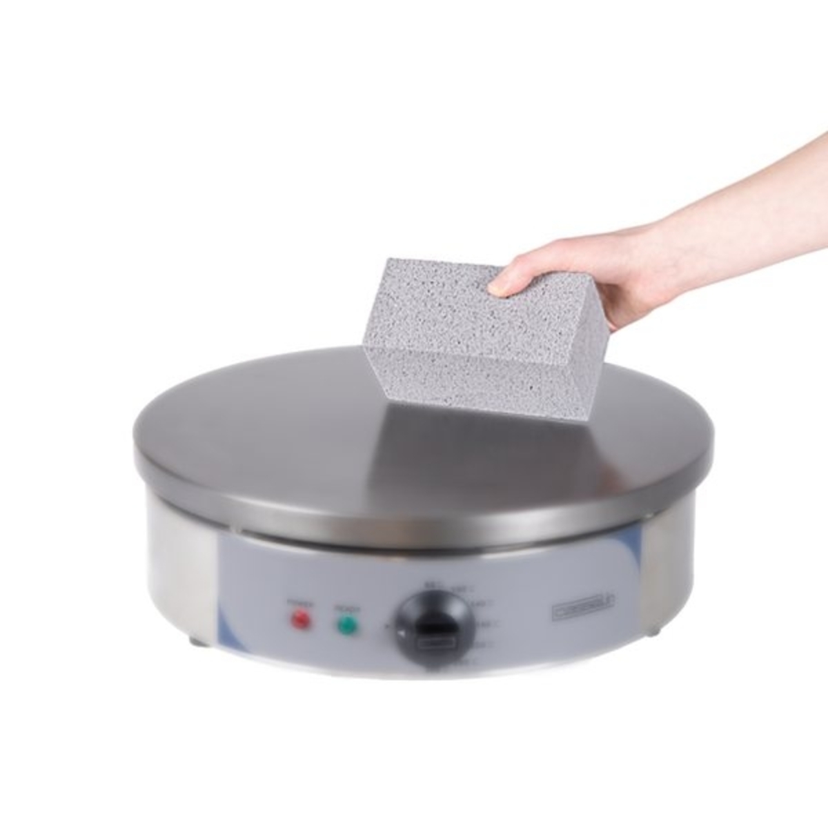 Abrasive stone for crepe maker
