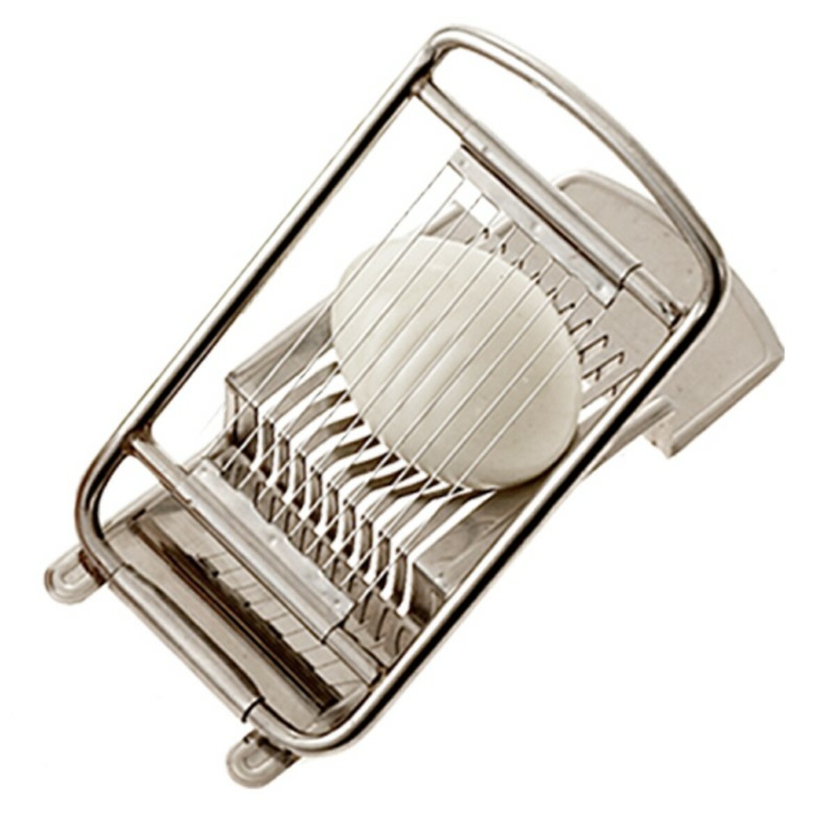 All-stainless steel Tellier slicer for egg rounds