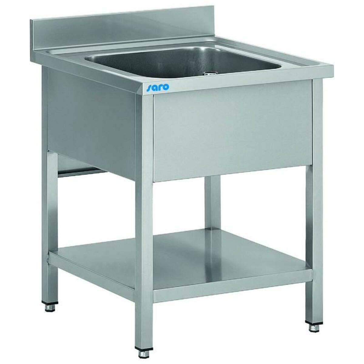 Annick 1 sink 500 x 500 with backsplash, deep 700