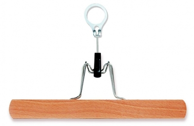 Antitheft wooden hanger felt clamp - Reference 1465 DBM