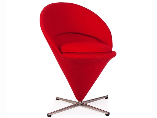 Armchair Panton Cone - Red