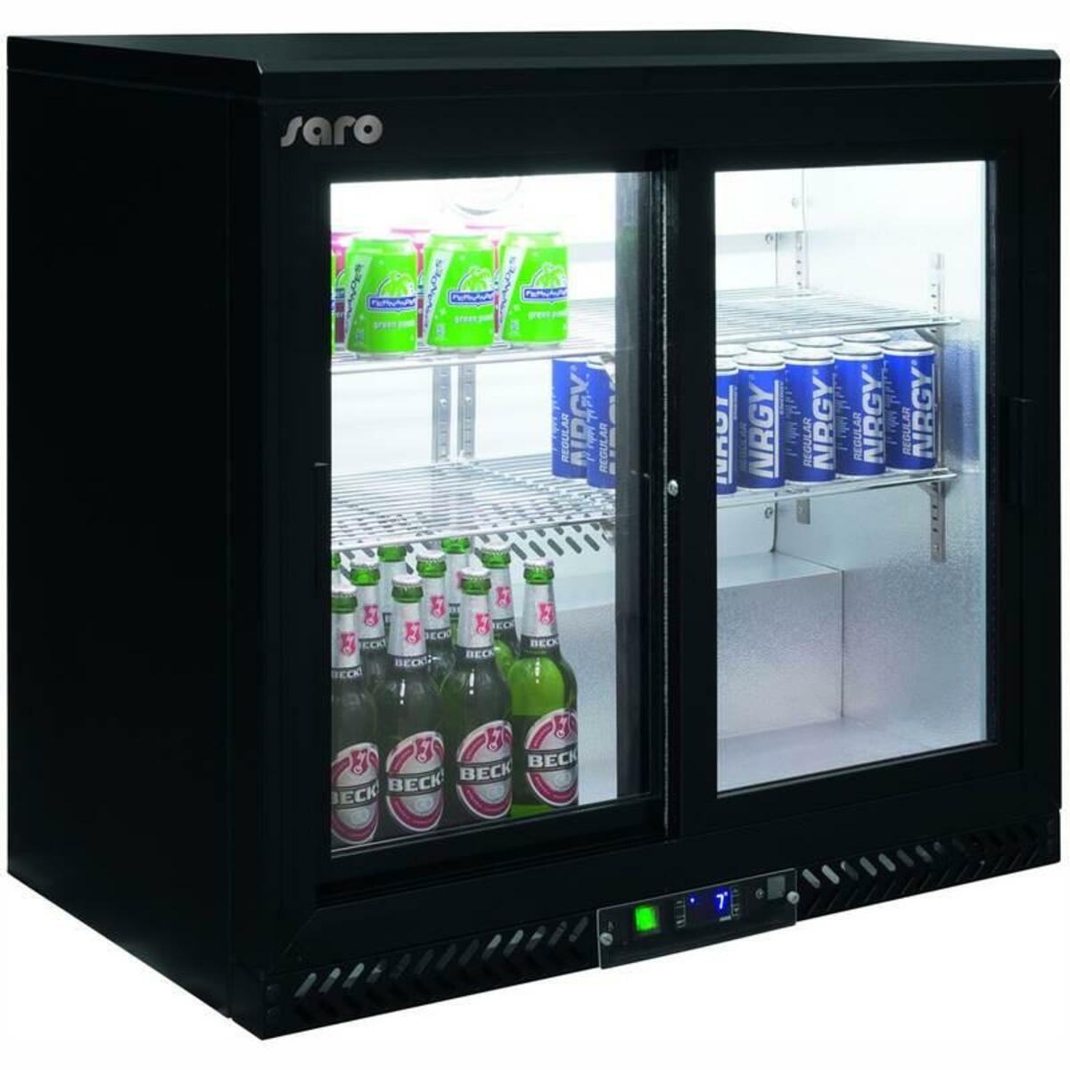 Back bar 2 sliding doors +2 / +10°C