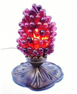 Bedside lamp lotus grape plum - Lamps
