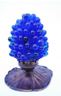 Bedside lamp lotus grappe bleue - Lamps