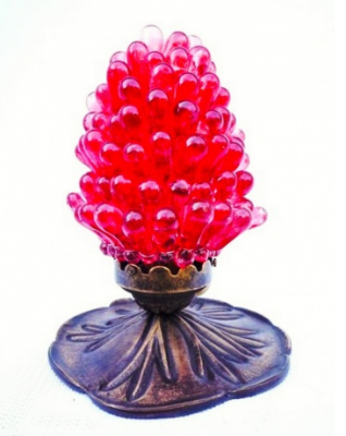 Bedside lamp lotus grappe rouge - Lamps