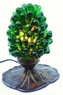 Bedside lamp lotus green cluster - Lamps