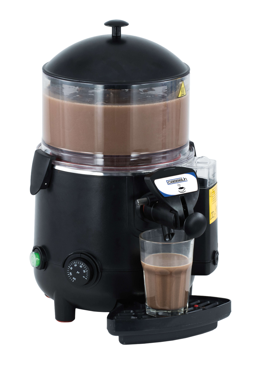 Black 5 litre chocolate dispenser Casselin