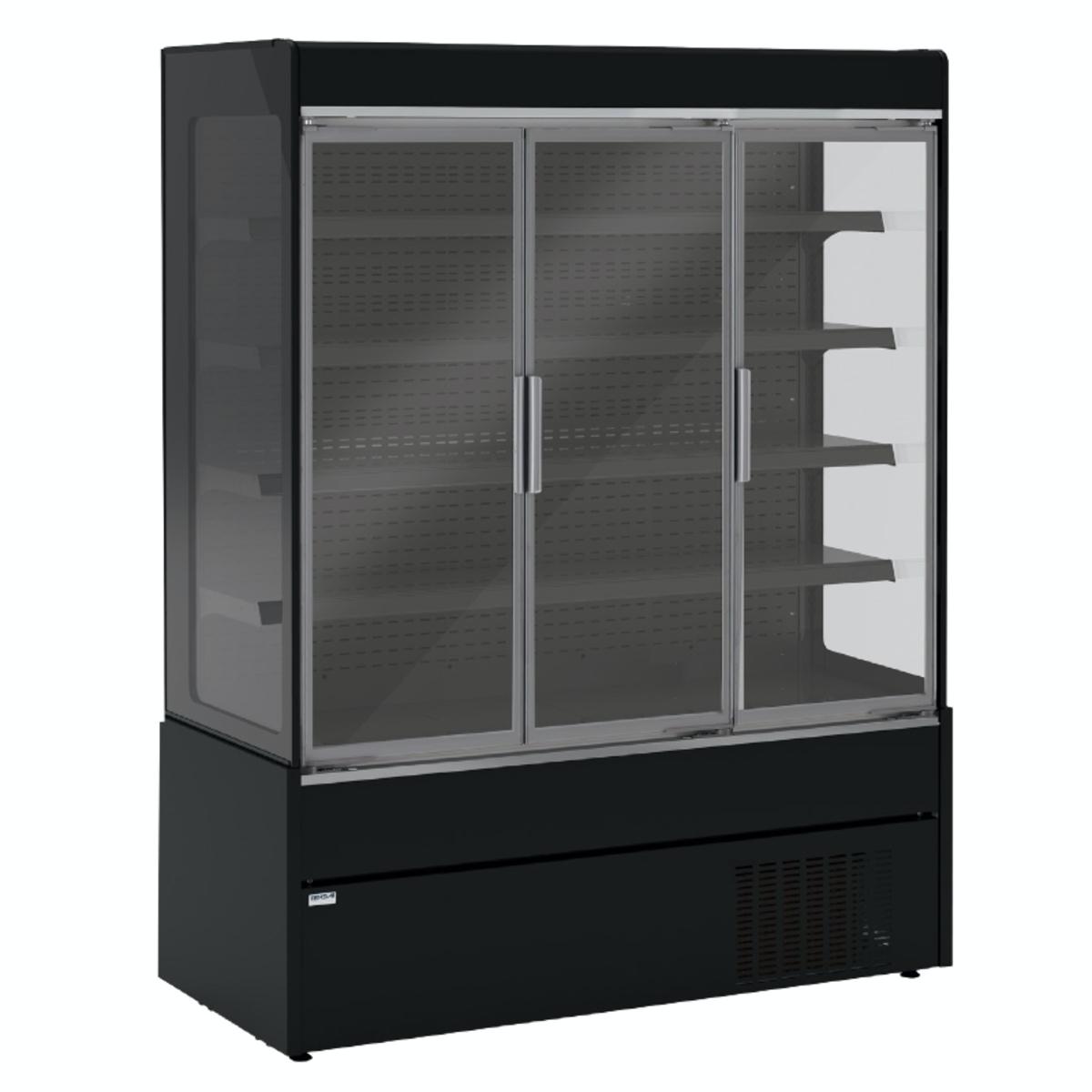 BRASILIA 1500 mm self-service refrigerated display case with hinged doors