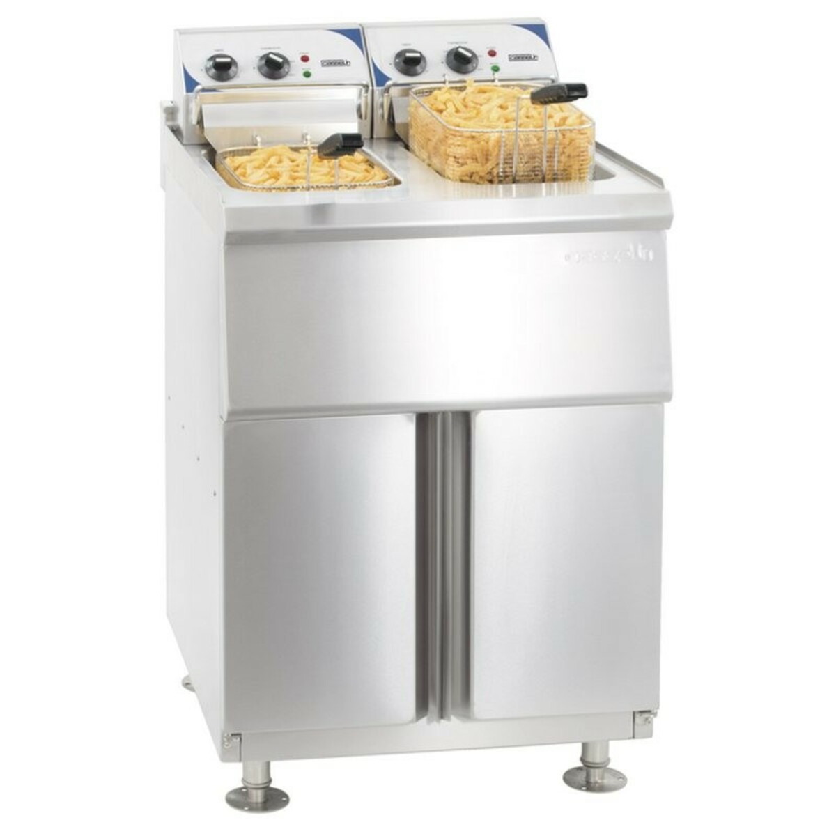 Casselin CFP102T Free-standing Fryer 2 x 10 Litre High-Efficiency