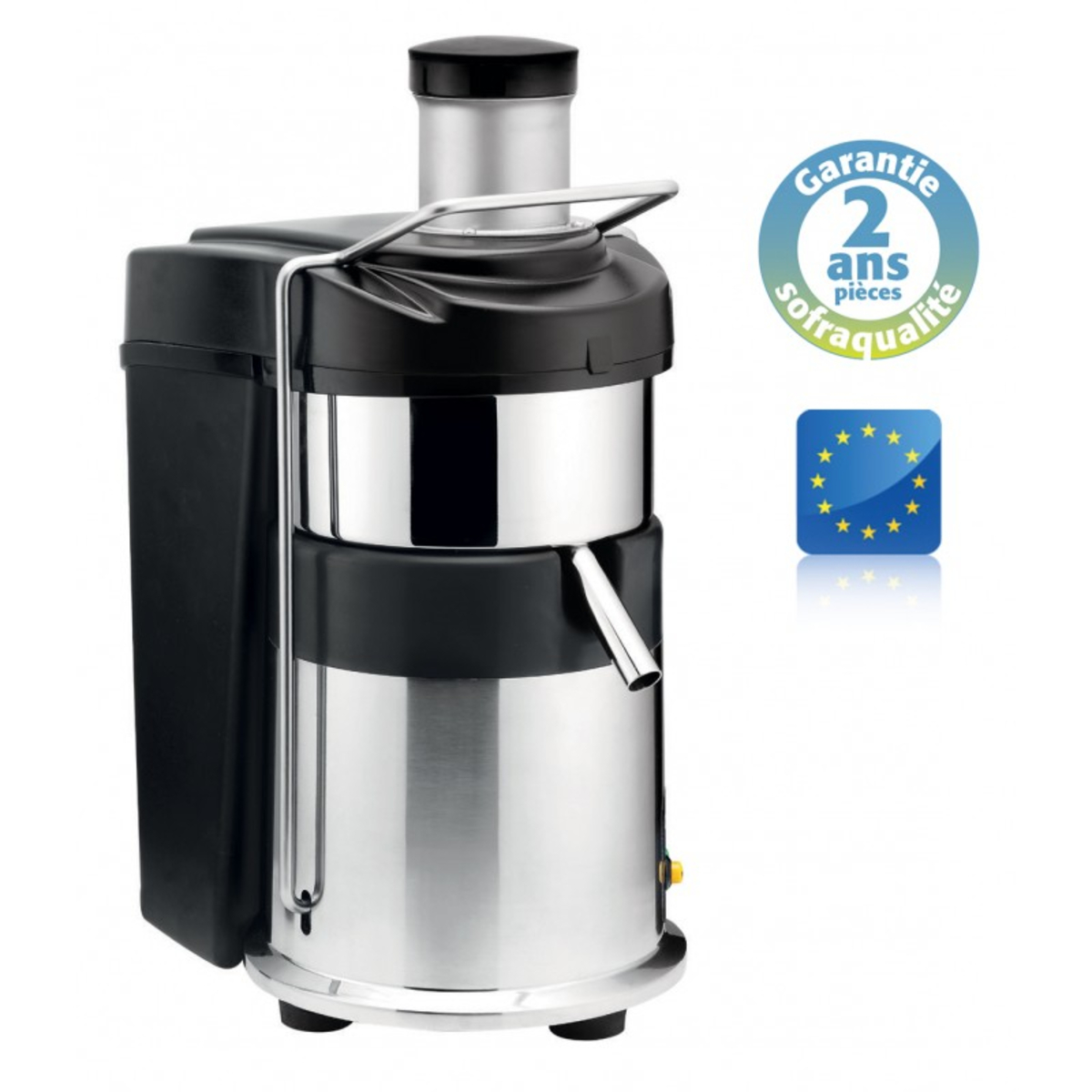 Centrifugal juicer Sofraca with stainless steel bowl - 1,5 L