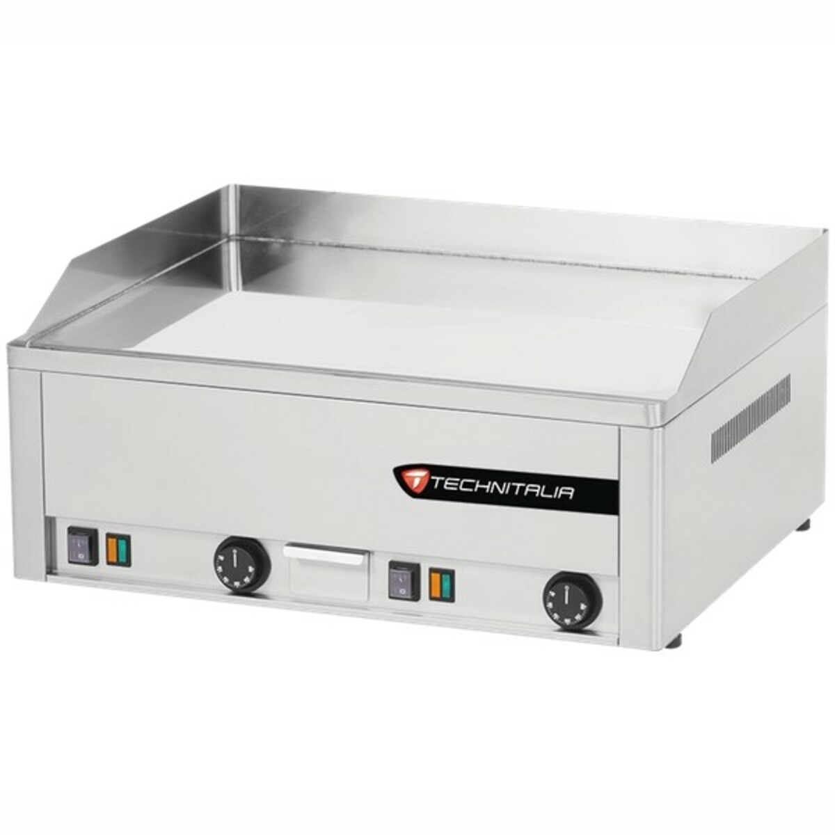 Double electric smooth chrome snack plate Technitalia
