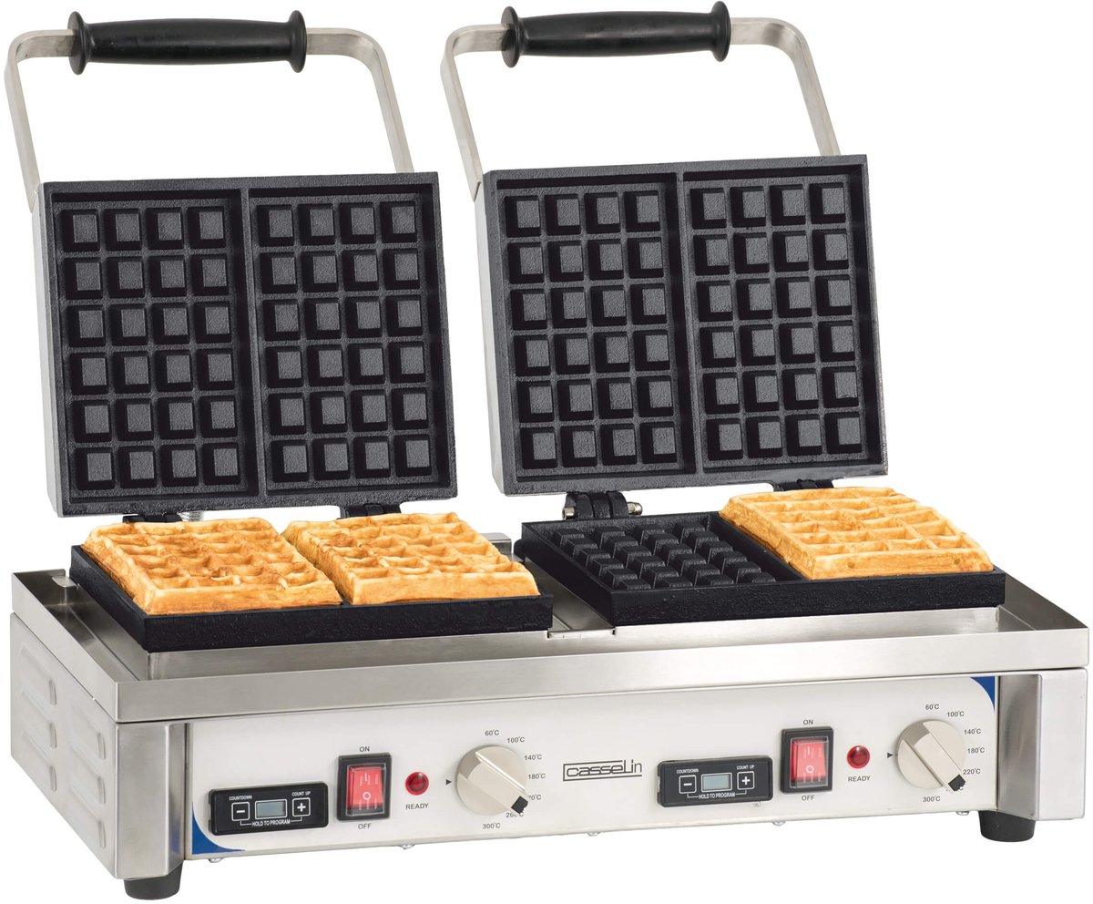 Double-opening waffle maker Casselin 90°