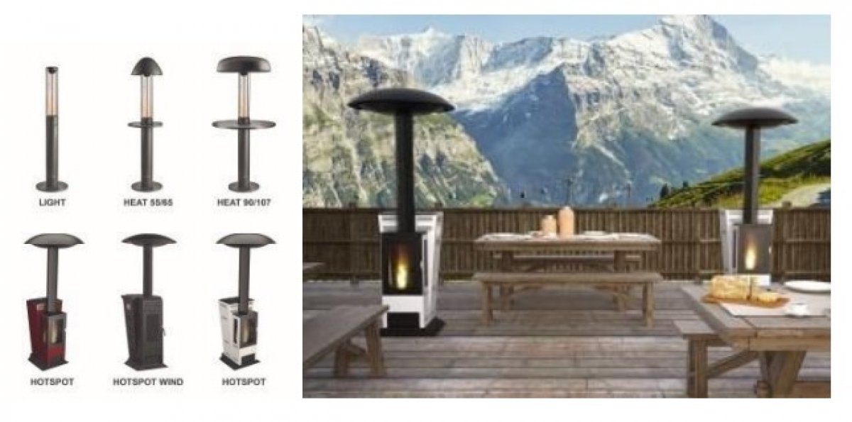 E-TERRASSES launches a range of eco-friendly patio heaters