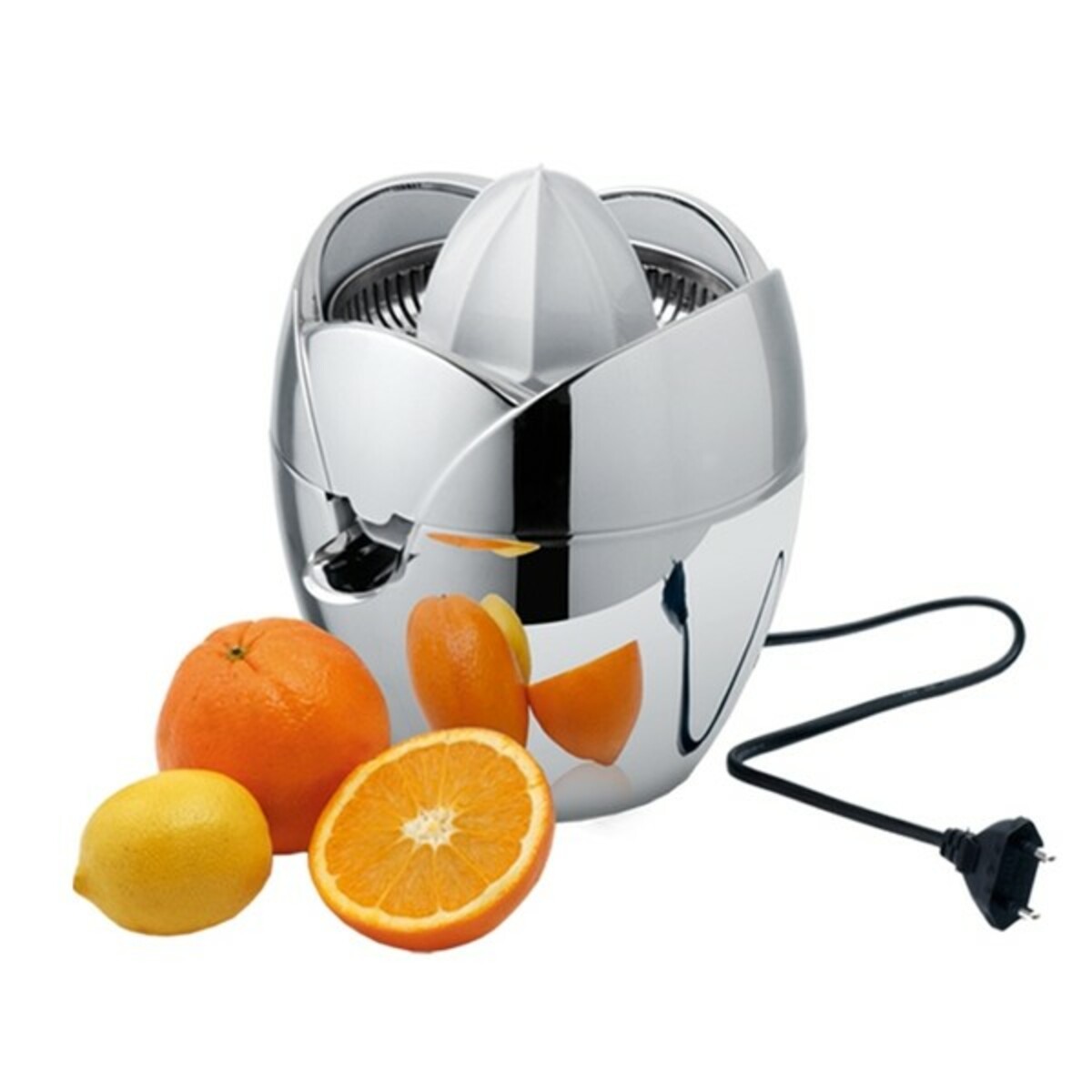 Electric Citrus Press in Chrome Steel Louis Tellier