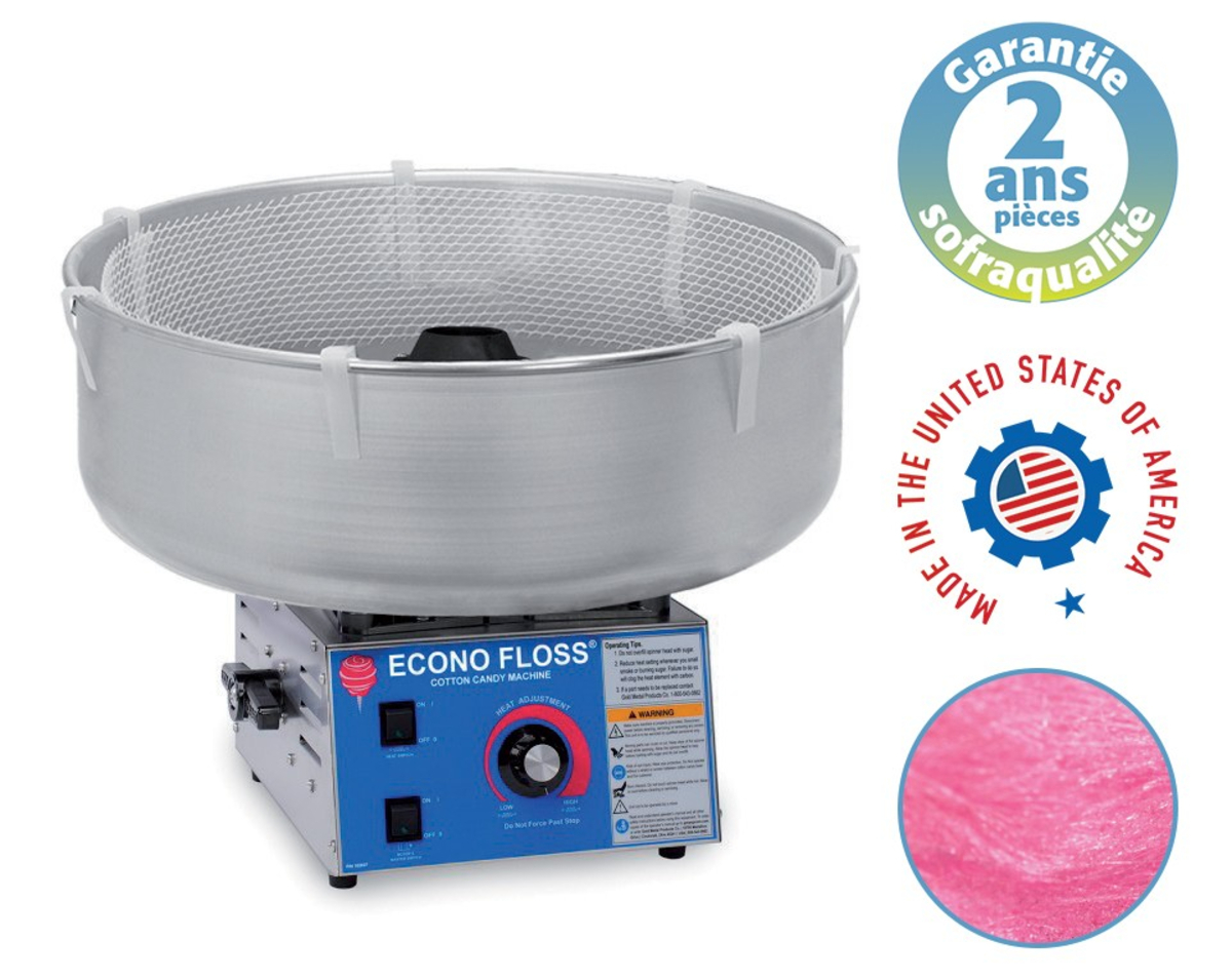 Electric cotton candy machine