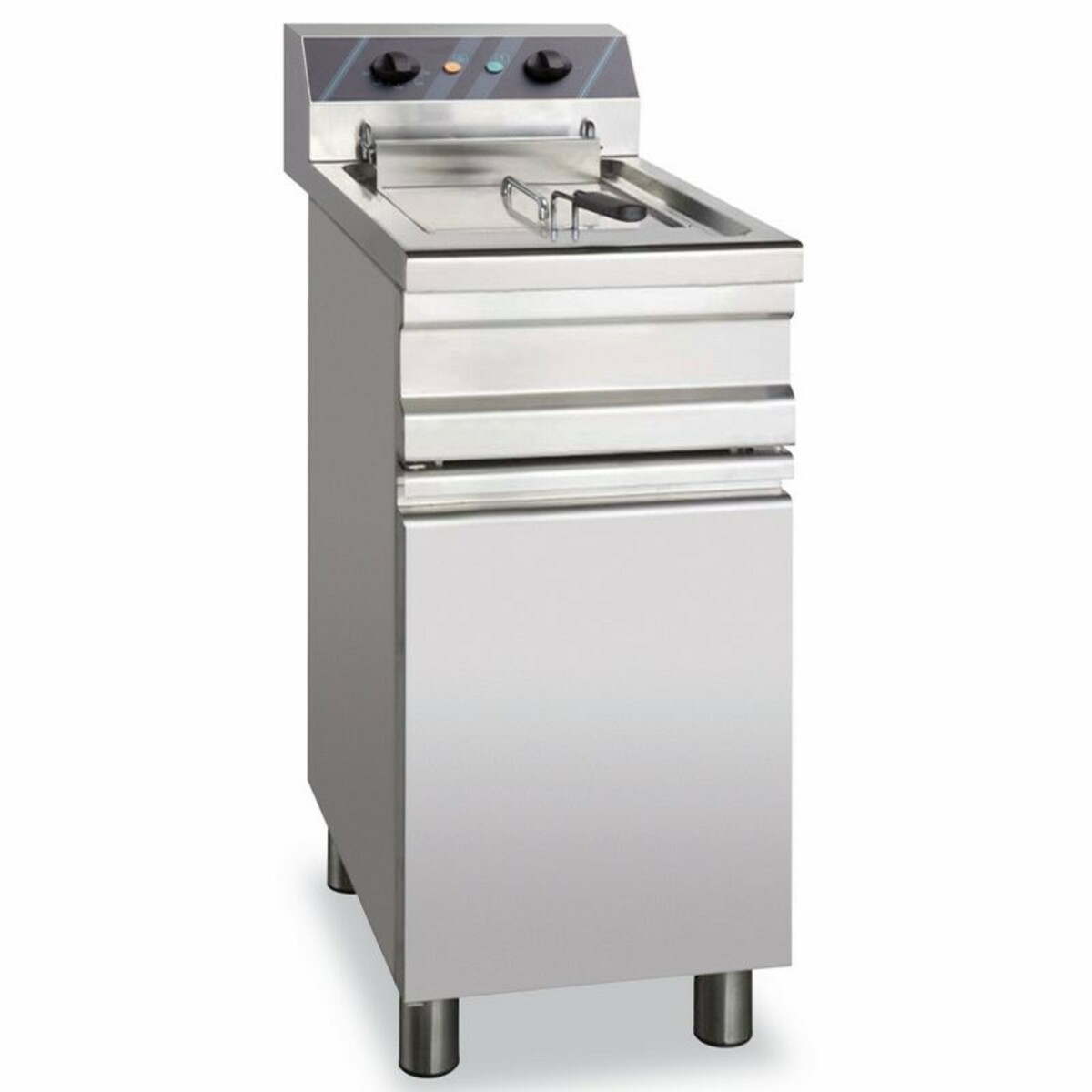 Electric deep fryer with cabinet, 12 litres mbm EF12S