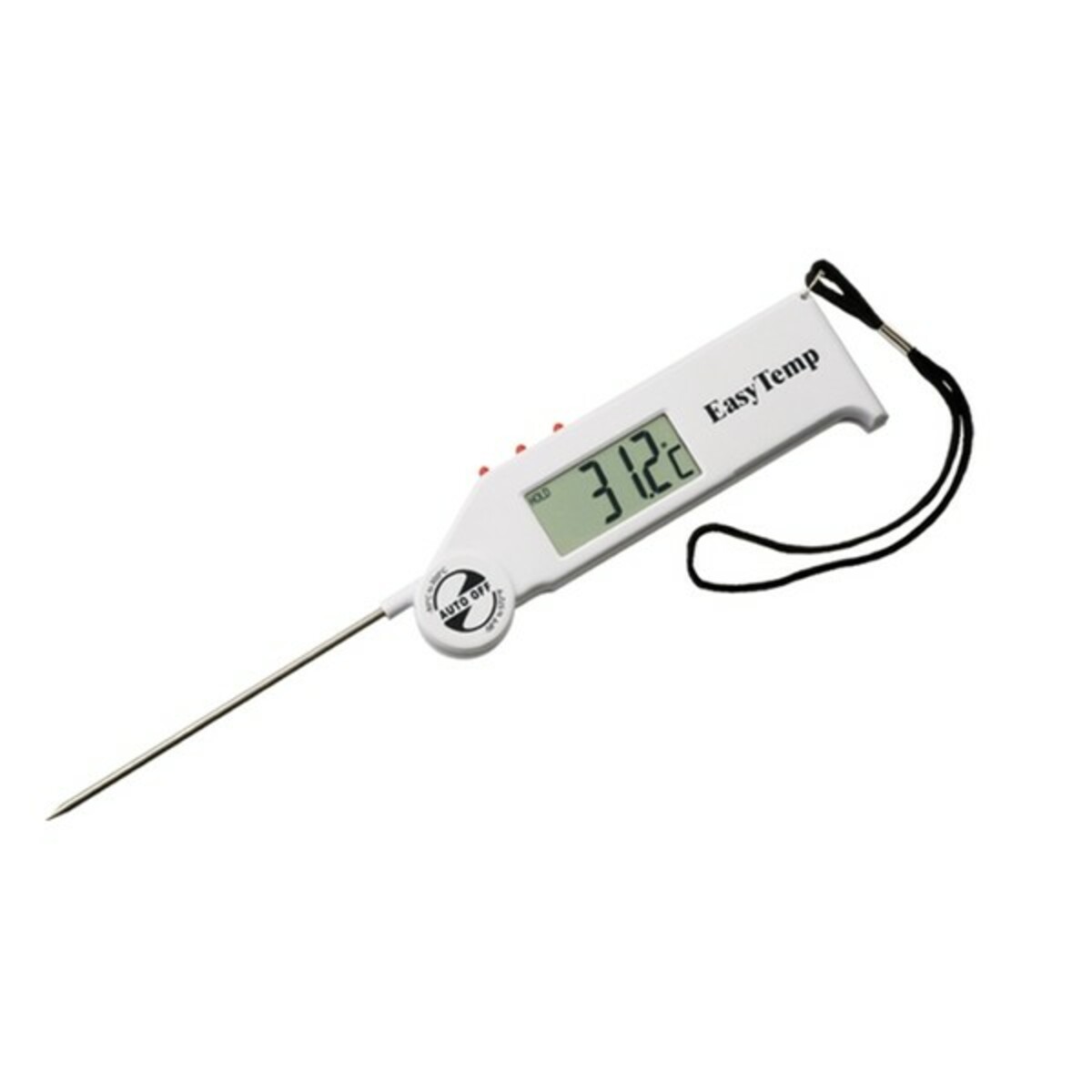 Electronic Thermometer with Adjustable and Foldable Probe