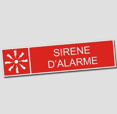 Fire Alarm Signal - Siren Plate Alarm