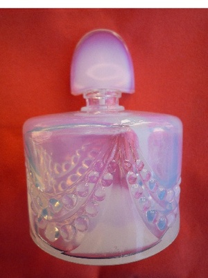Flacon * crystal opaline guillelande napoleon H 12 cm - Bottles