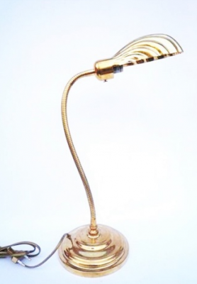 Golden Shell Screen Lamp - Lamps