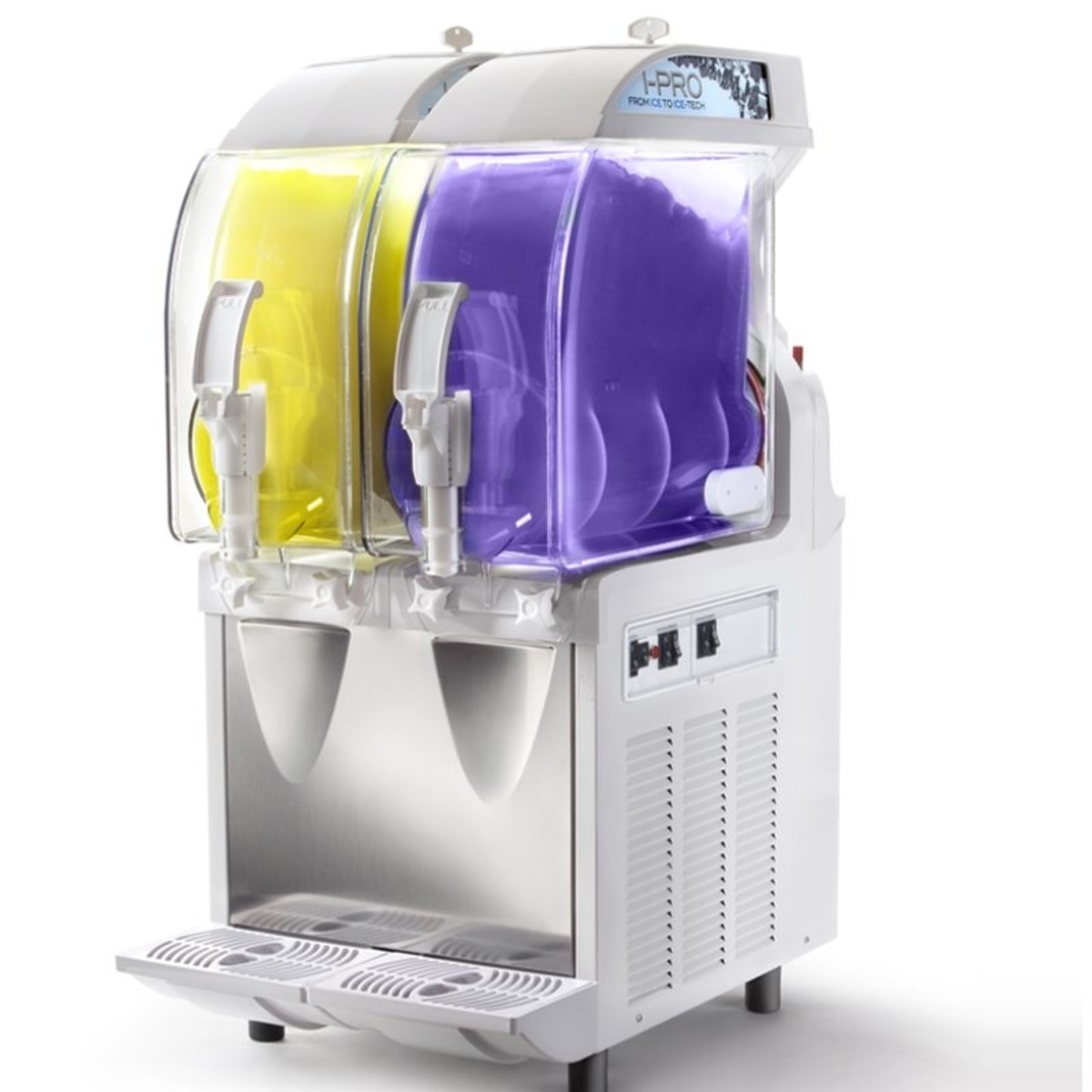 Granita dispenser 2 tanks 11 litres with LED lighting
