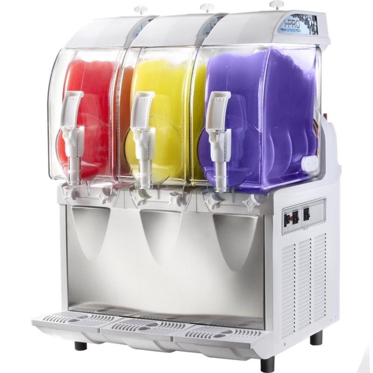 Granita dispenser 3 tanks 11 litres LED lighting