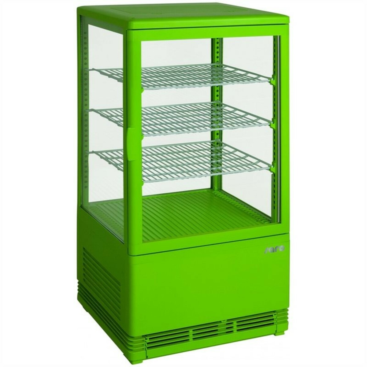 Green mini refrigerated display case 70 litres model SC70
