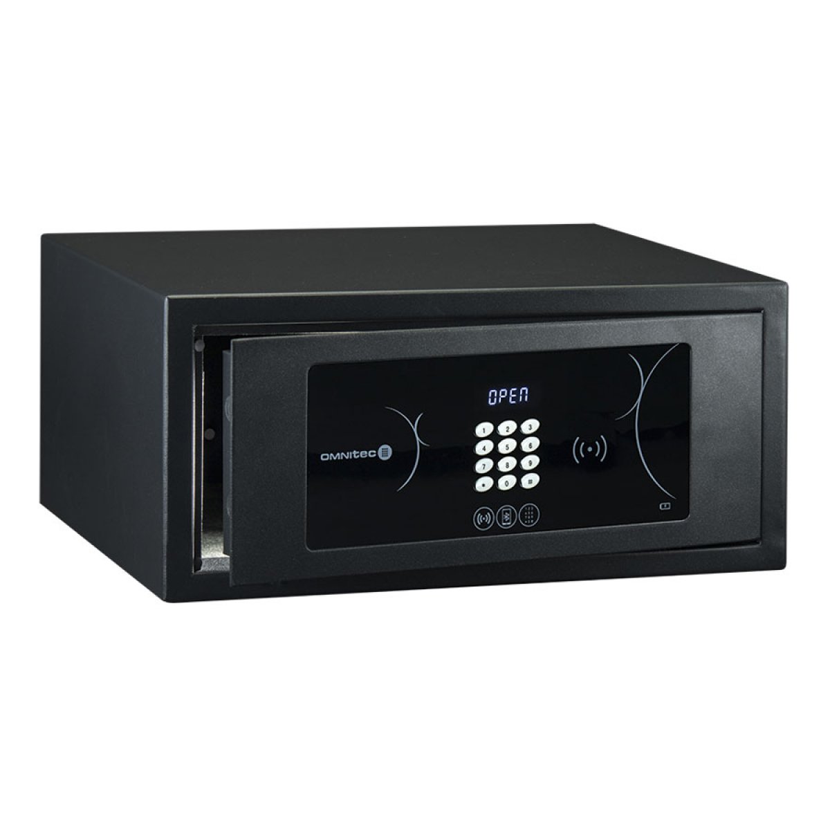 Hotel Safe operates by code, Bluetooth and RFID tag EXO 