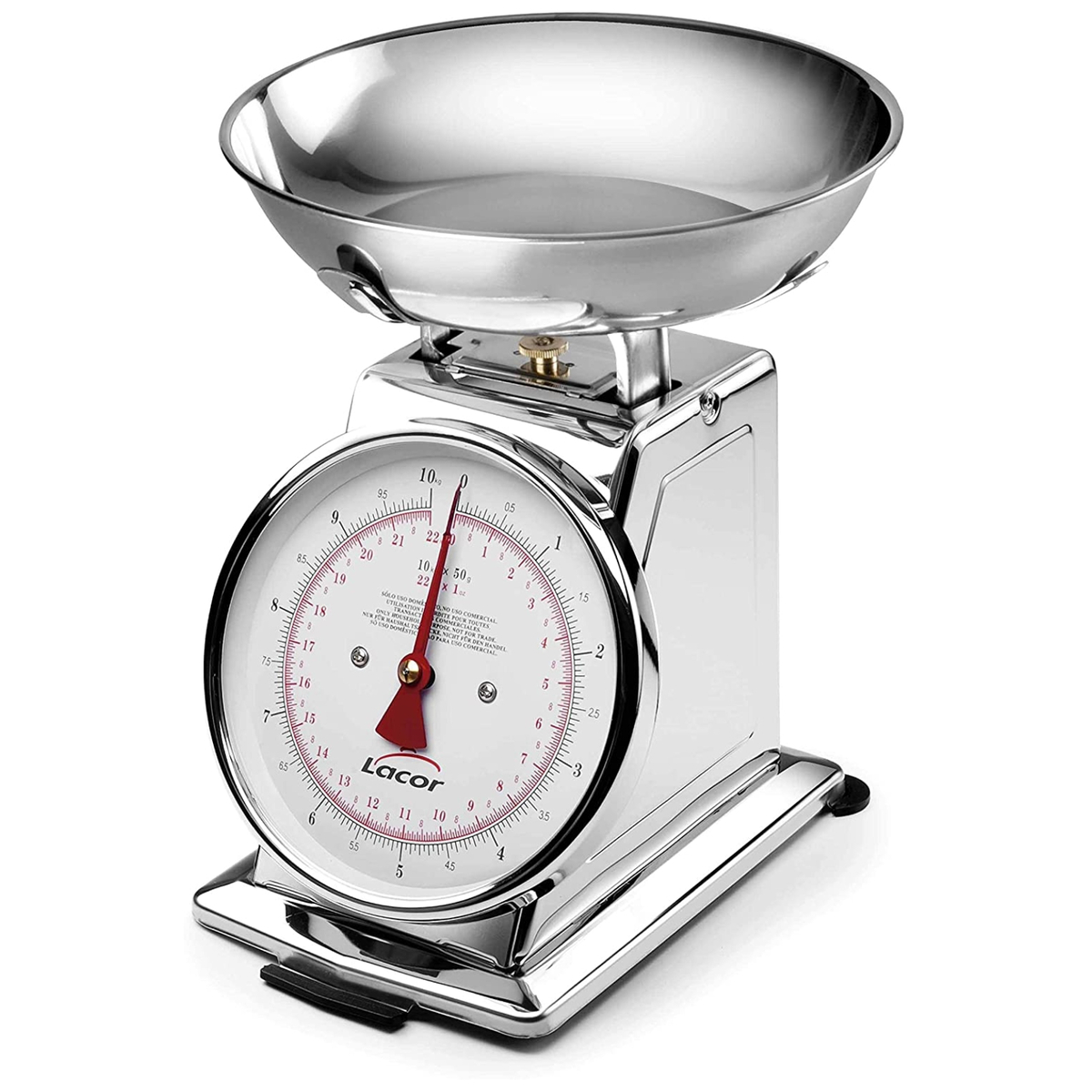 Lacor mechanical kitchen scale with bowl, 10 kg