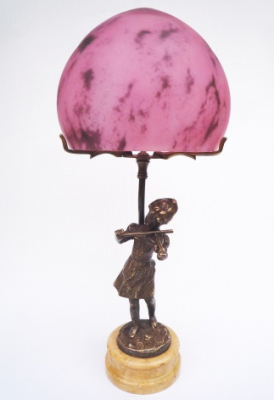 Lamp ines cone 20 pink marble