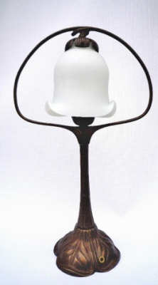 Lamp palm hoop White alabaster. - Lights