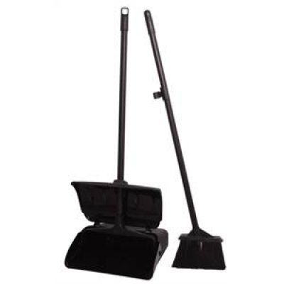 Lobby broom with dustpan