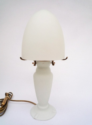 Lola white alabaster lamp. Height 38 cm. Glass Paste - Lamps