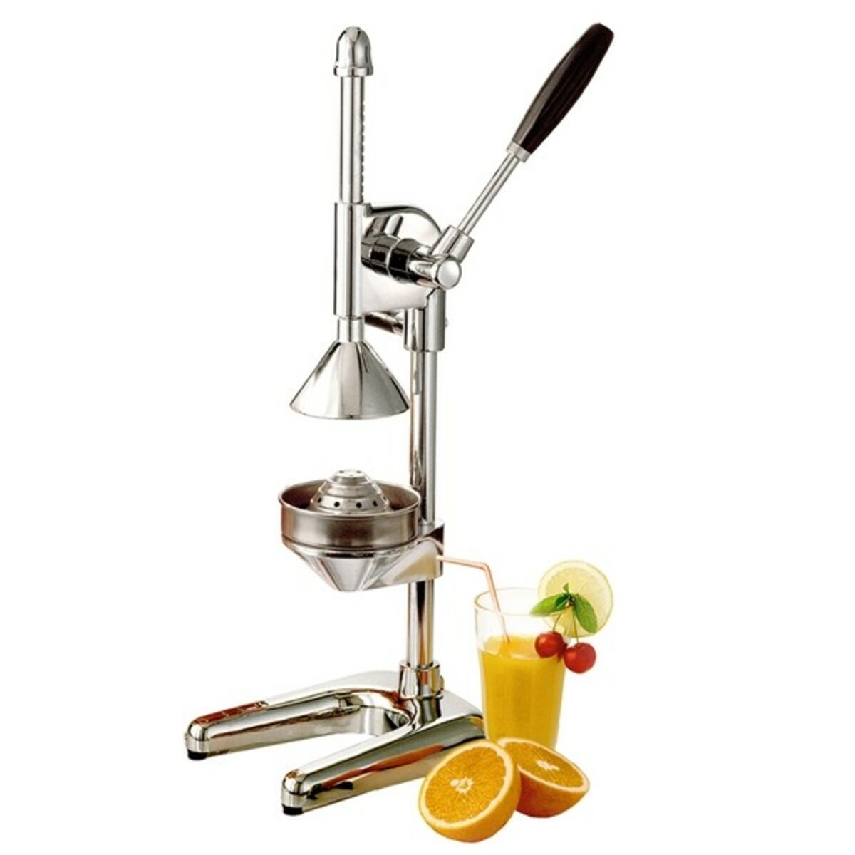 Louis Tellier chrome lever citrus press N4100