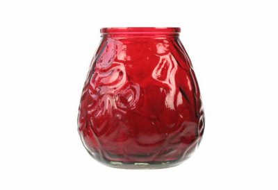 M&T Tealight holder in red glass