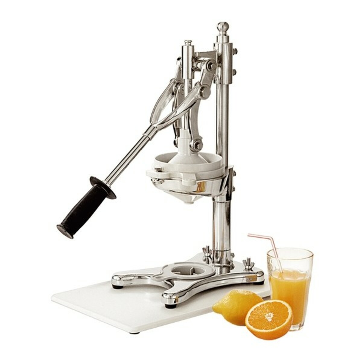 Manual lever countertop citrus press - super professional model