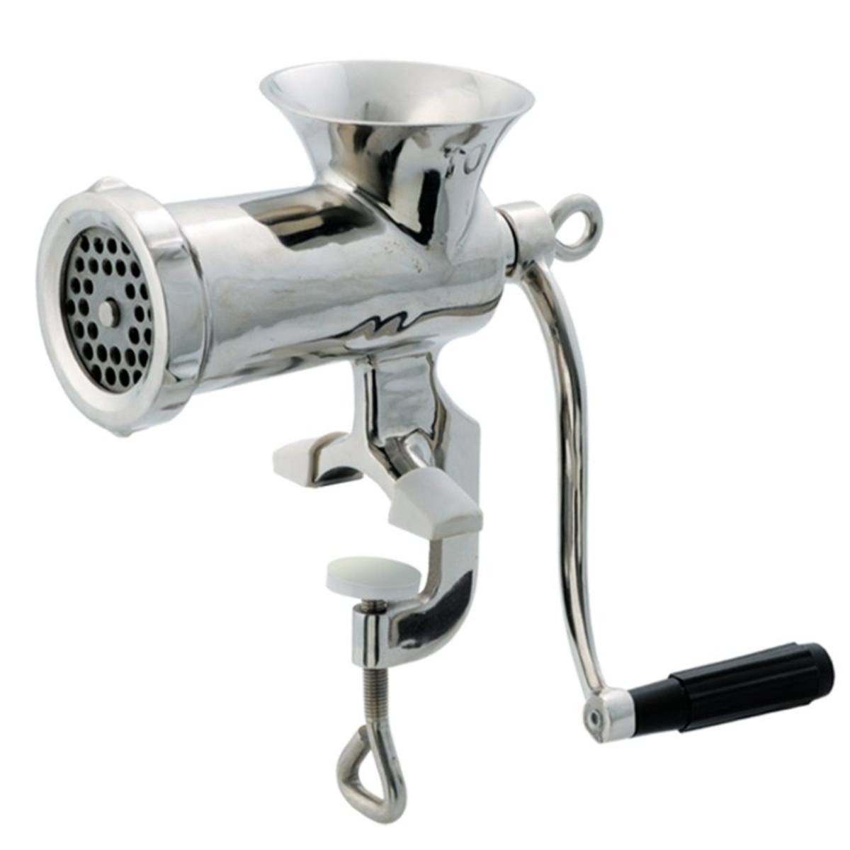Manual meat grinder No.8 - stainless steel 0,7 kg / min