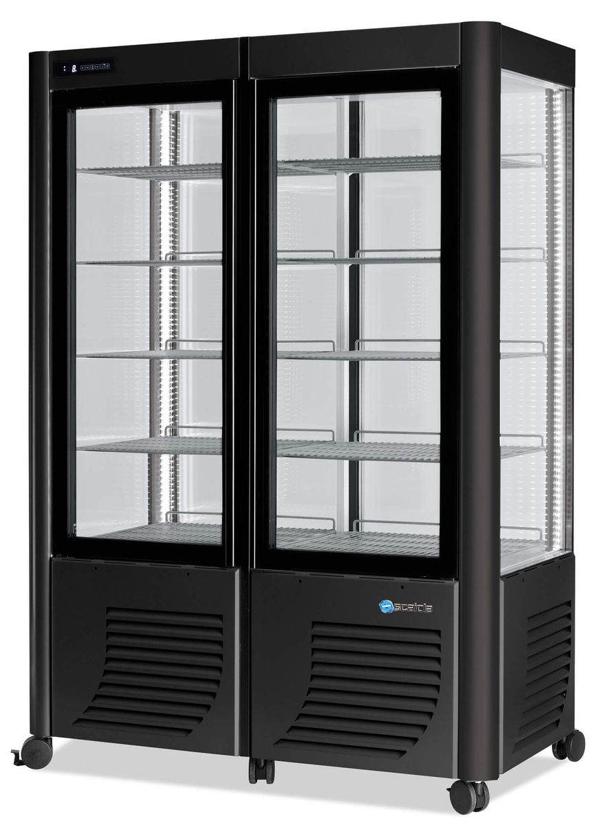 Negative display case 4 faces SCAIOLA 800 litres