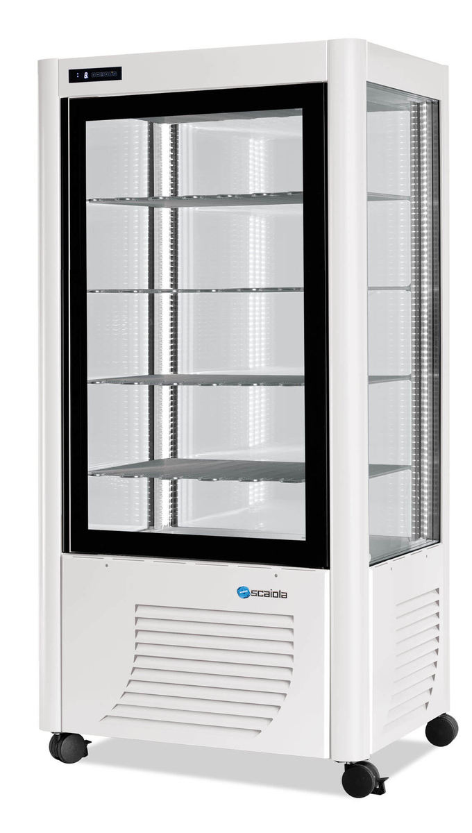 Negative display case 4 sides SCAIOLA 540 litres