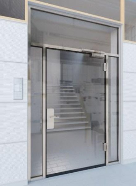 New Promat-Ganzglastür glass doors 30