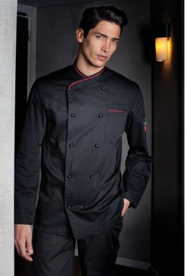 OSCAR men's red and black kitchen jacket