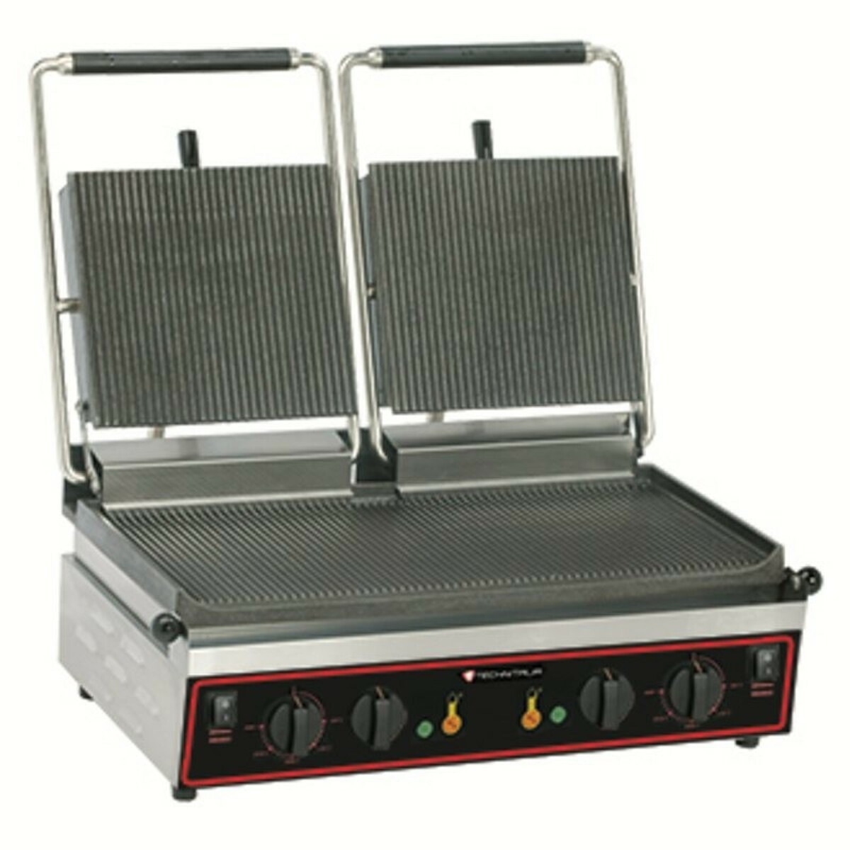 Panini Grill RO428 double grooved plate 4 kW