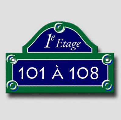 Paris Signage - Single directional signage