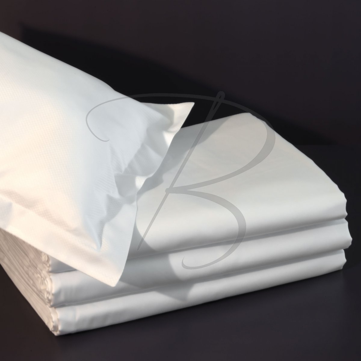 Pillowcase cotton HIBISCUS - 65 x 65 - Checkered - 140g/m² - 300TC