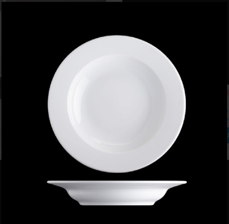 Plate deep Bayern rund shape - Hotels and restaurants about 9 inch ( 22cm)