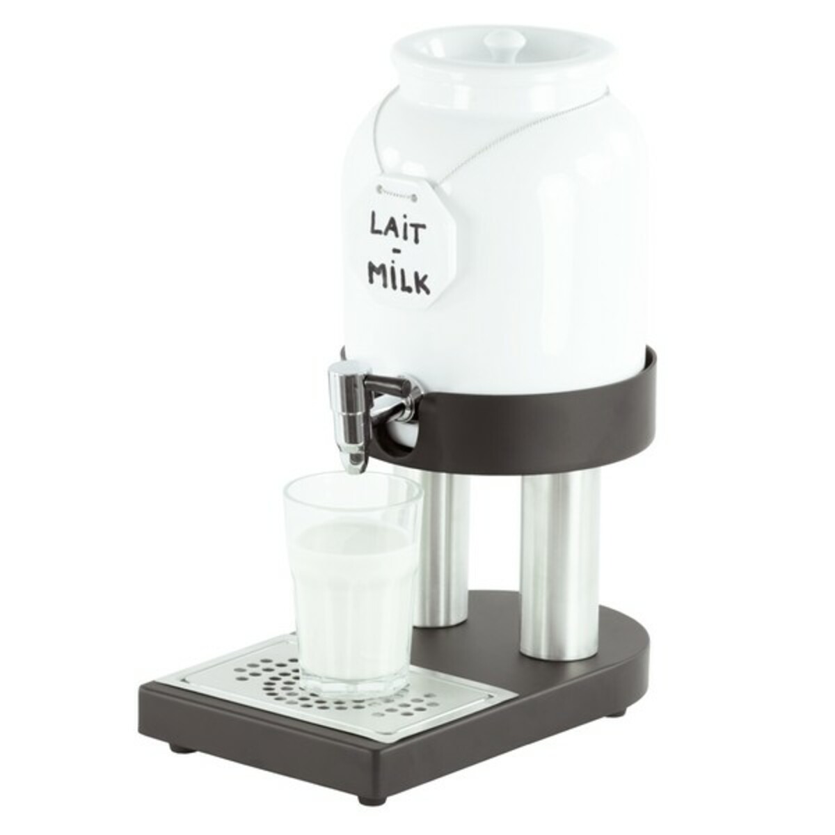 Porcelain cold milk dispenser Casselin 4 litres