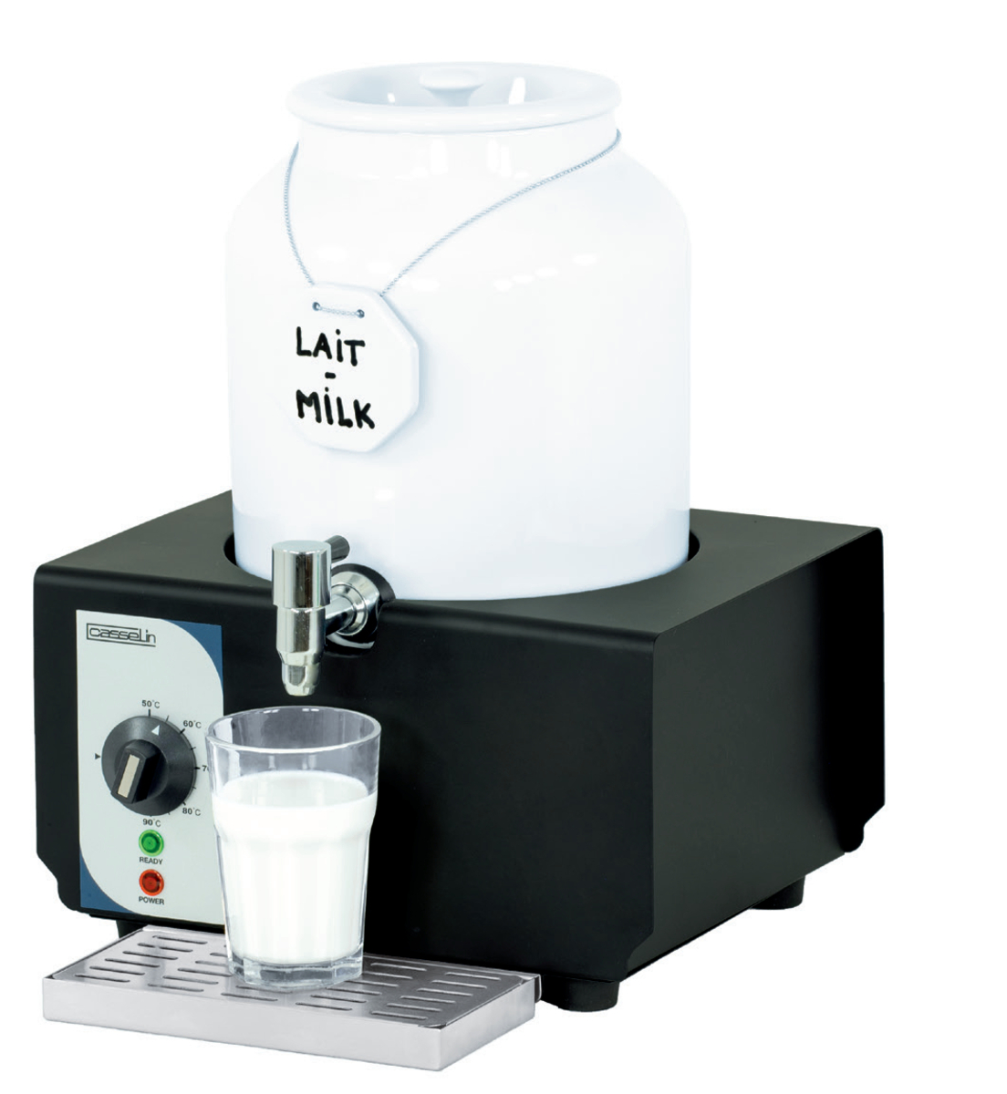 Porcelain hot milk dispenser Casselin 10 litres