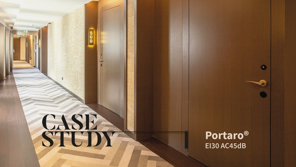 Portaro® EI30 AC45dB selected for outstanding hotel developments